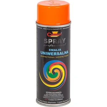 Barva ve spreji Univerzální emailová barva Champion Color oranžová 0,400 l lesklá rychleschnoucí