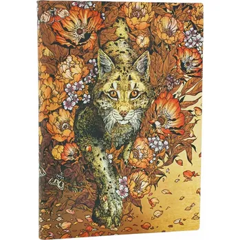 Zápisník Paperblanks MIDI zápisník - Lynx Rising, linkovaný, flexi