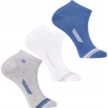 Pánské bavlněné ponožky kotníkové ponožky MORAJ CSM240-078 3 páry, velikost 39-42