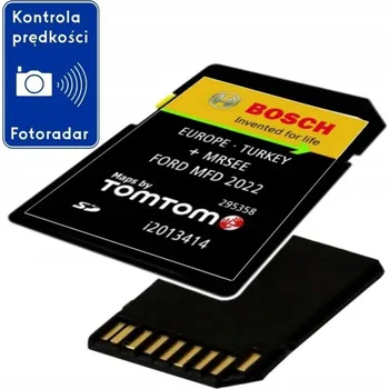 Zabezpečení domácnosti Mapa navigace Evropy Ford Fusion B-Max C-Max Fiesta Focus paměťová SD karta