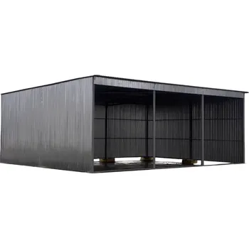 Přístřešek na auto 45. Garážový přístřešek 9 x 6 m 3m výška