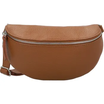 Ledvinka Módní dámská kožená ledvinka Sotiria, koňaková