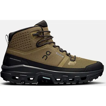 Pánská treková obuv Pánské zeleno-černé outdoorové tenisky On Cloudrock Mid WP 44