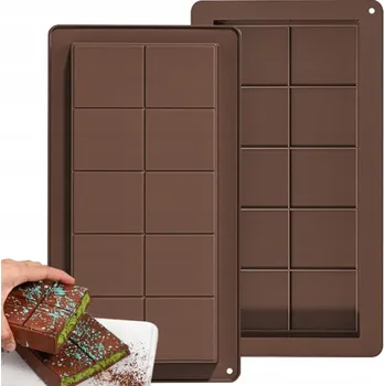 Forma na pečení 2ks Silikonová forma na hlubokou čokoládu čokoláda