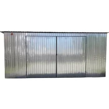 Přístřešek na auto 44. Plechová garáž 6 x 3 m