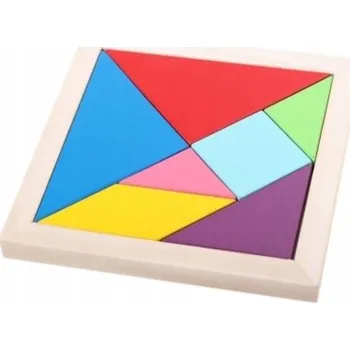 Dřevěná hračka Dřevěné puzzle Tangram