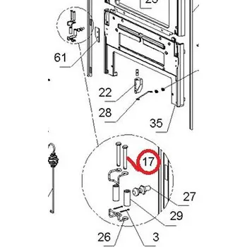 pant La Nordica - čep pantu dvířek - pro různé modely