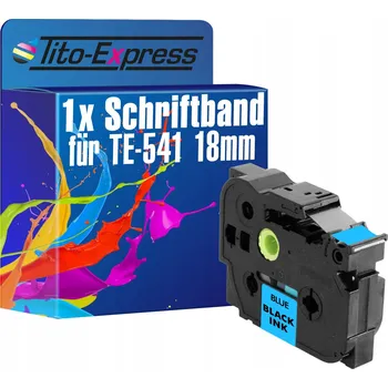 Pásek do tiskárny Páska do tiskárny BROTHER TZ541 18mm 8m TZe541 modrá