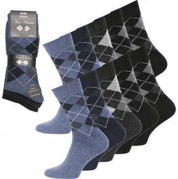 Pánská móda |VCA Ponožky Karo klassics vícebarevné, velikost 39-42