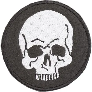 Nášivka Nášivka classic SKULL velcro