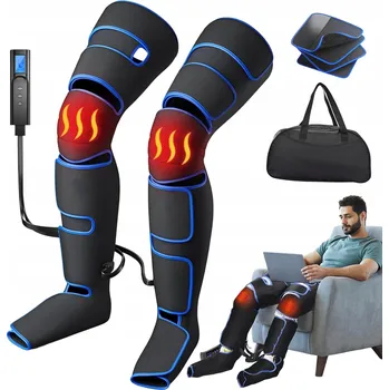 Masážní přístroj LYMFODRENÁŽNÍ PŘÍSTROJ TLAKOVÁ MASÁŽNÍ PŘÍSTROJ PŘÍSTROJ NA NOHY PRESOTERAPIE 6 REŽIMŮ