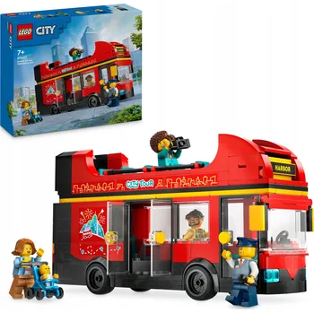 Stavebnice LEGO LEGO City 60407 Červený dvoupatrový autobus