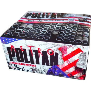 Zábavní pyrotechnika Ohňostroj METROPOLITAN 124 ran 20/25/30mm