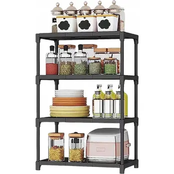 police Čtyřúrovňová kuchyňská police – multifunkční organizér