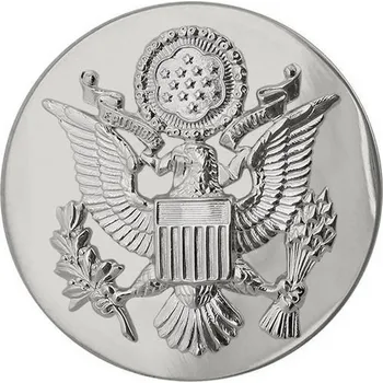 Odznak čepicový US ARMY orel stříbrný