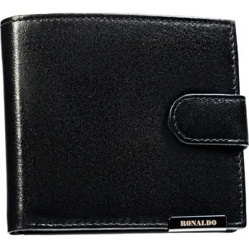 Peněženka Ronaldo pánská peněženka z pravé kůže černá - muž