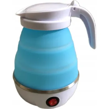 Rychlovarná konvice MODRÁ SKLÁDACÍ SILIKONOVÁ RYCHLOVARNÁ KONVICE 0,6L