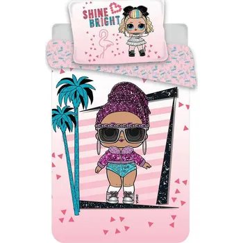 Povlečení Sada povlečení Jerry Fabrics 140 x 200 cm růžová