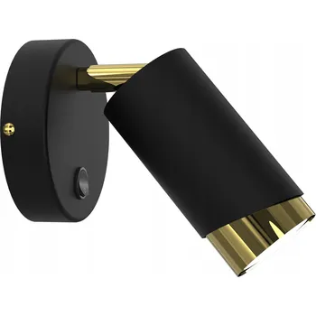 Nástěnné svítidlo STROPNÍ SVÍTIDLO POHYBLIVÁ NÁSTĚNNÁ LAMPA SPOT GU10 LED ZLATÁ