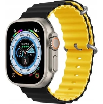 Řemínek na hodinky Řemínek MiranaTech pro Apple, černý