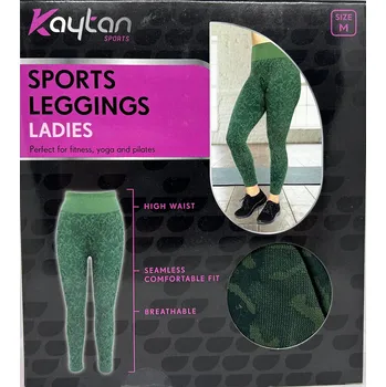 Dámské legíny KAYTAN Dámské sportovní legíny r.M ZELENÉ