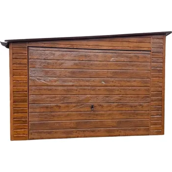 Přístřešek na auto 40D. Plechová garáž 4 x 6 m ZLATÝ DUB