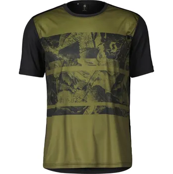 Elektrokolo Cyklistické triko Scott Trail Flow kr. rukáv Velikost: S, Color Text: metal blue/dark blue