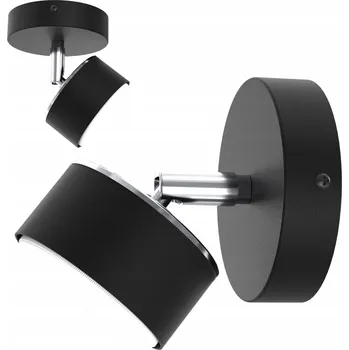 Nástěnné SVÍTIDLO STROPNÍ SVÍTIDLO Stropní REFLEKTOR ČERNÝ CHROM GX53 POLSKÁ LAMPA