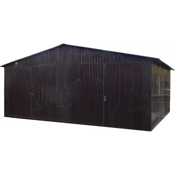 Přístřešek na auto 13. Plechová garáž 6 x 5 m