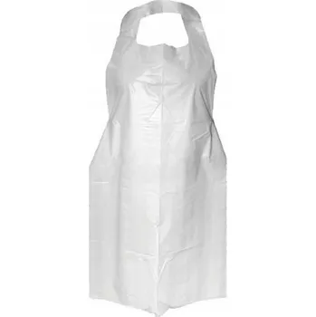 Kuchyňská zástěra Zástěra Silbet bílá, rozměr 80x140 cm