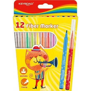 VLÁKNITÝ KEYROAD FIXY 12 barev