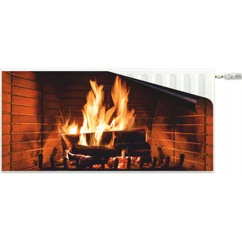 Obraz Magnetická podložka na radiátor topení krb ohniště Kryt 60x120