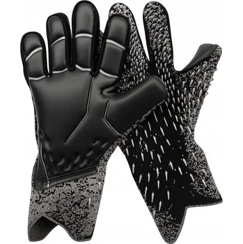 Brankářské rukavice BRANKÁŘSKÉ RUKAVICE PRO DĚTI I DOSPĚLÉ VELIKOST 6 PROFESIONÁLNÍ Černé