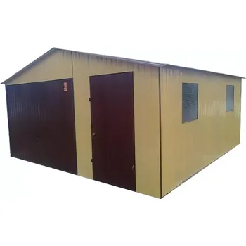 Přístřešek na auto 23. Plechová garáž 5 x 5 m