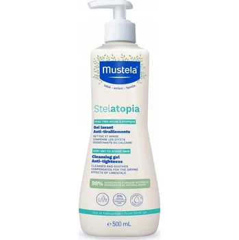 Dětský sprchový gel MUSTELA Gel na mytí pro atopickou pokožku Stelatopia, od narození