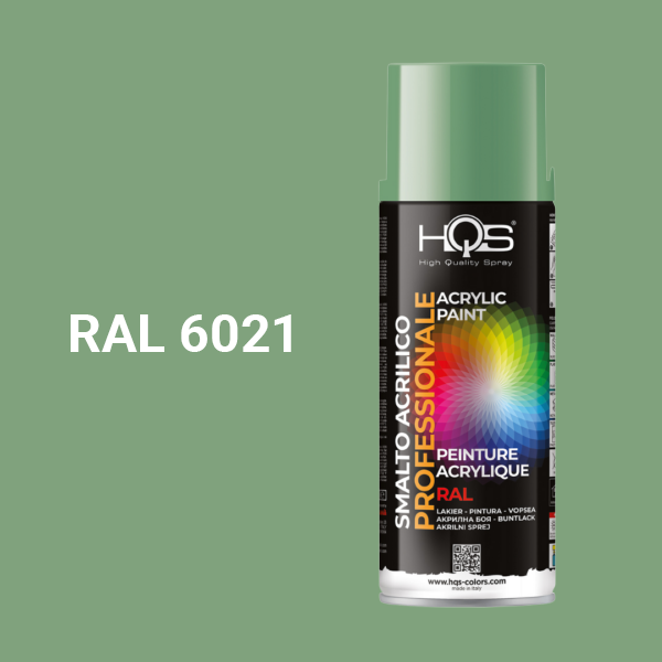 HQS Barva ve spreji akrylová HQS, Světle zelená RAL 6021,lesklá,400ml