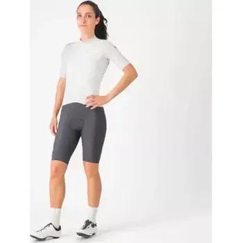 Cyklistické kalhoty Castelli Prima 2 dámské kraťasy s vložkou Dark Gray/Pool Blue vel. S