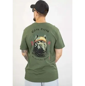 Pánské tričko Tričko Pitbull Mt Fuji 170 šalvějově zelené L