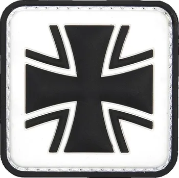 Nášivka Nášivka GERMAN CROSS white velcro 3D PVC