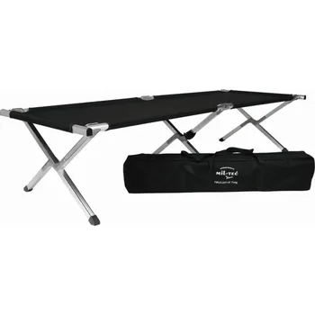 Zahradní lehátko Polní rozkládací lehátko Černé