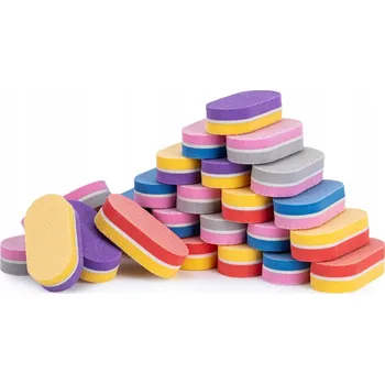 50x Mini Pilník na Nehty MOLLYLAC Oboustranný Buffer