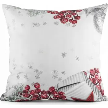 Polštář Vánoční Dekorační Polštář 40x40 cm Měkký Příjemný Materiál