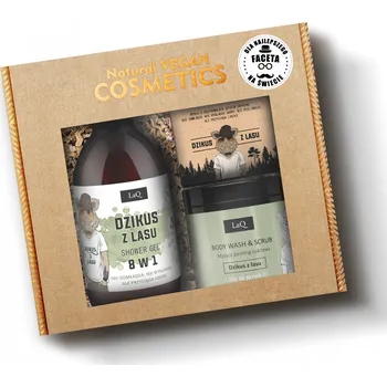 Sprchový gel Dárek pro chlapa k Vánocům sprchový gel peeling, mýdlo DZIKUS LaQ