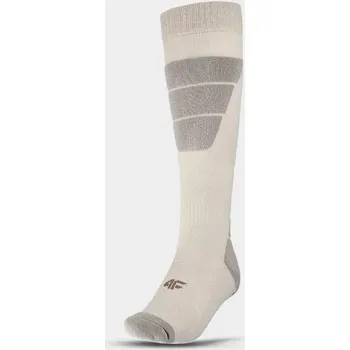 Dámské ponožky Dámské lyžařské ponožky 4F velikost 35-38 off white