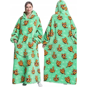 Dámská mikina DEKA MIKINA DLOUHÁ TEPLÁ MIKINOVÁ DEKA MIKINODEKA OVERSIVE XXL TEPLÁ MIKINA DEKA