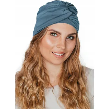 Dámské spodní prádlo Eva Design turban modrý, univerzální velikost