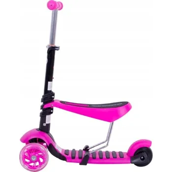 Koloběžka Tříkolová koloběžka pro děti MODRÁ ODRÁŽEDLO se sedátkem