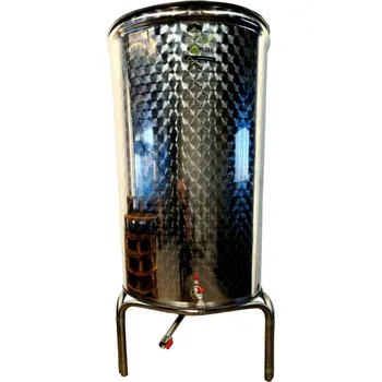 Nerezová nádrž 500 l kónické dno