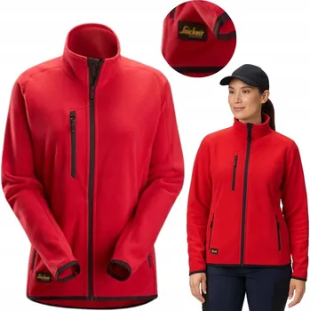 Moto bunda Dámská fleecová bunda Polartec Snickers 8427 Shed Less Červená XL