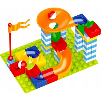 ostatní stavebnice STAVEBNICE KULIČKOVÁ DRÁHA 100 DÍLKŮ SJEZDOVKA STAVEBNICE PRO DĚTI DIY
